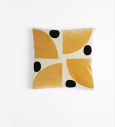 CUSHION-JOSEFINE-40X40-VELVET-BARLEY/D.WHITE