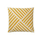 Lily 55x55 cm velvet cushion-mustard/dusty white