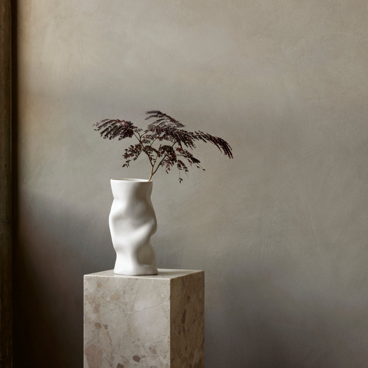 VASE-COLLAPSE 30-WHITE