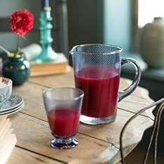 PITCHER-TWISTED-DARK BLUE