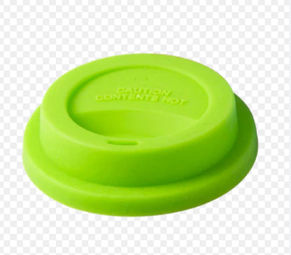 LID-SILICONE FOR CUPS IN LIME GREEN