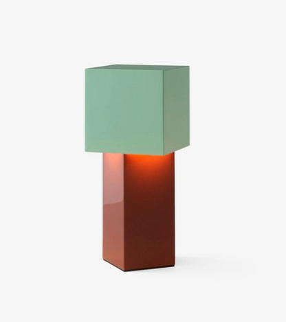 TABLE LAMP-PIVOT PORTABLE LAMP ATD7-RUSTY MINT