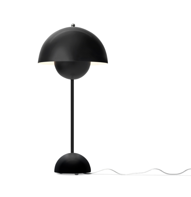 TABLE LAMP-FLOWERPOT VP3-MATT BLACK