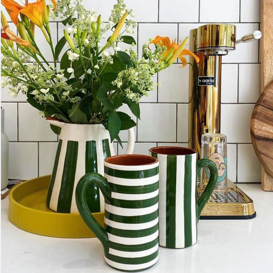 PITCHER-BOLD STRIPE 2L-DARK GREEN