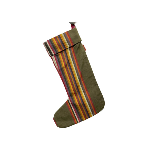 CHRISTMAS-STOCKING-OLIVE GREEN