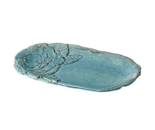 PLATTER-ROMANTICA SMALL-TURQUOISE