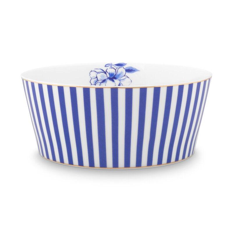 BOWL-ROYAL STRIPES DIAM.15-BLUE