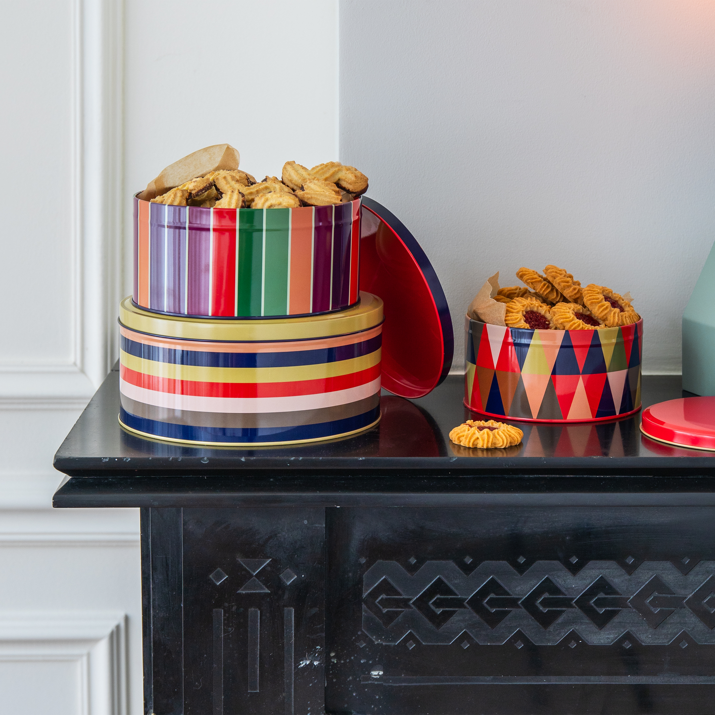 BOXES-KLARA TIN BOXES-SET OF 3