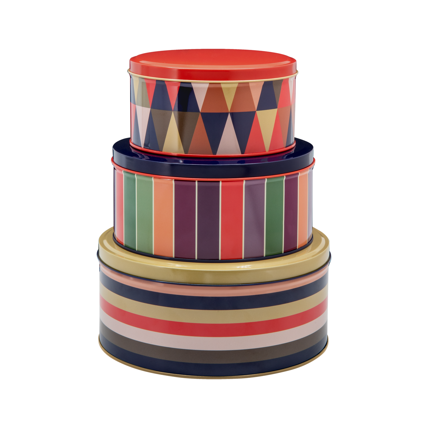 BOXES-KLARA TIN BOXES-SET OF 3