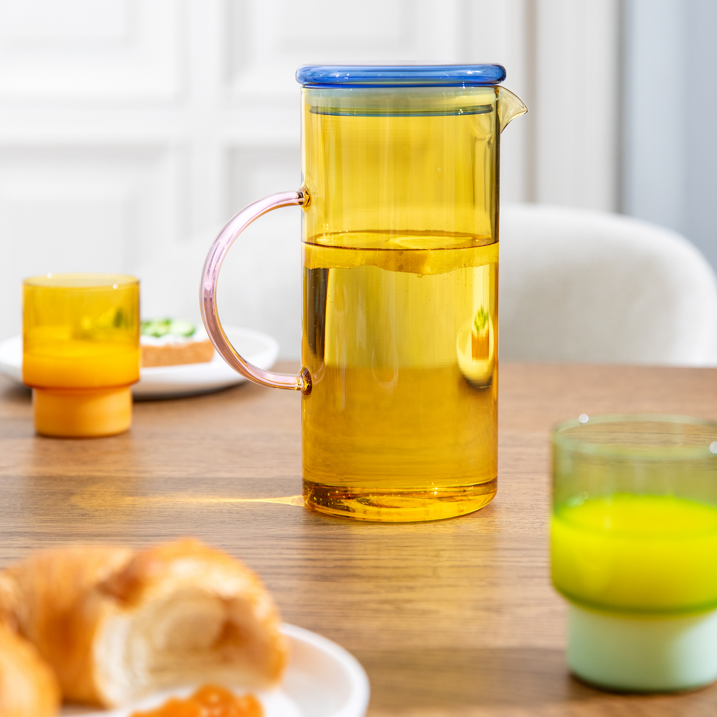 JUG-GLASS JUG FRED YELLOW