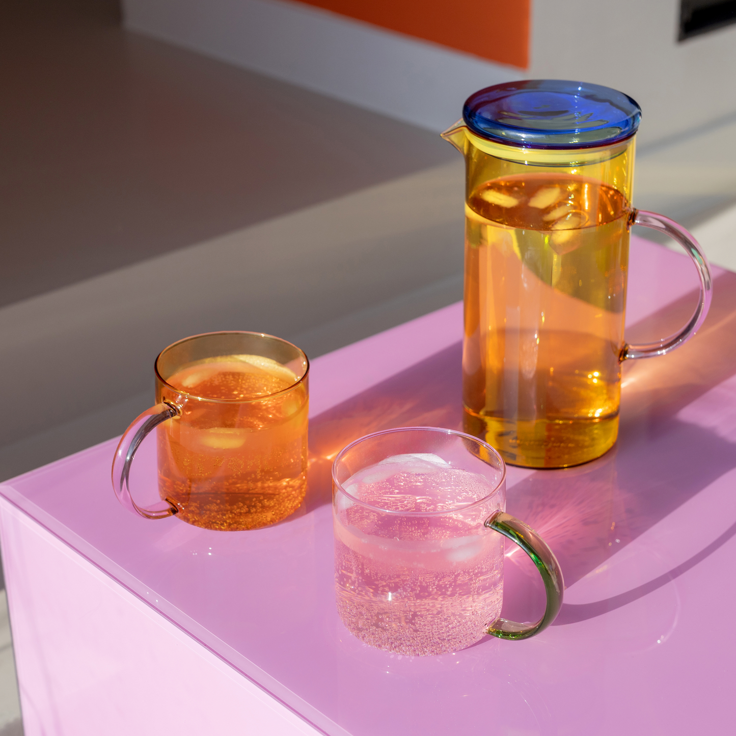 JUG-GLASS JUG FRED YELLOW