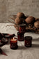 Scented Advent Candles-set of 4-Red Brown