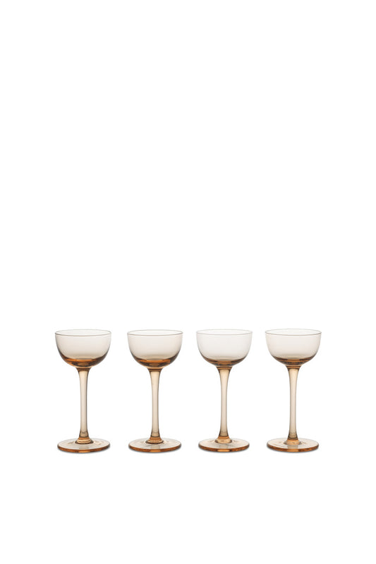 GLASSES-HOST LIQUEUR GLASSES-SET OF-BLUSH