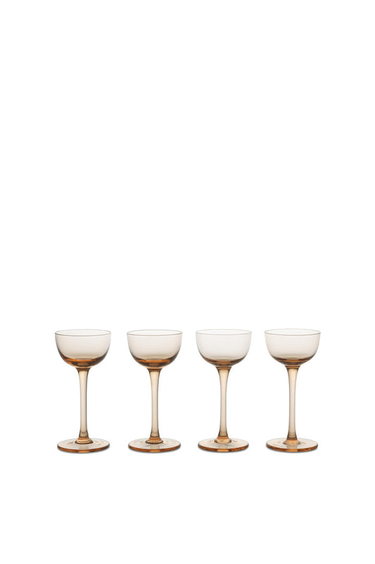 Host Liqueur Glasses-Set of 4-Blush