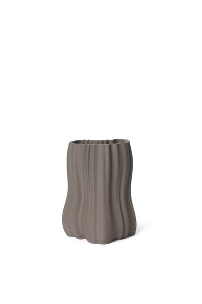 VASE-MOIRE-H20CM-ANTHRACITE