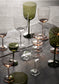 Host Liqueur Glasses-Set of 4-Moss Green