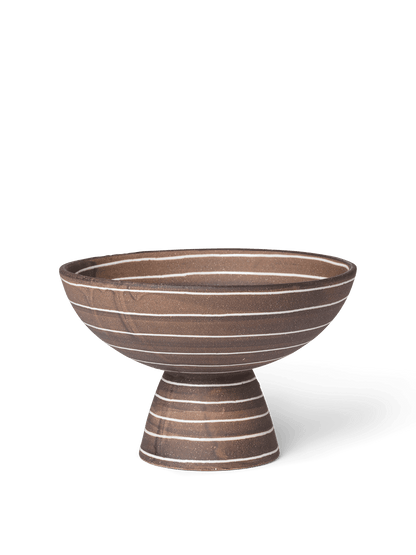 BOWL-BRURA BOWL-COFFEE/WHITE