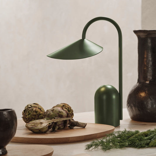 TABLE LAMP-ARUM PORTABLE LAMP-GRASS GREEN