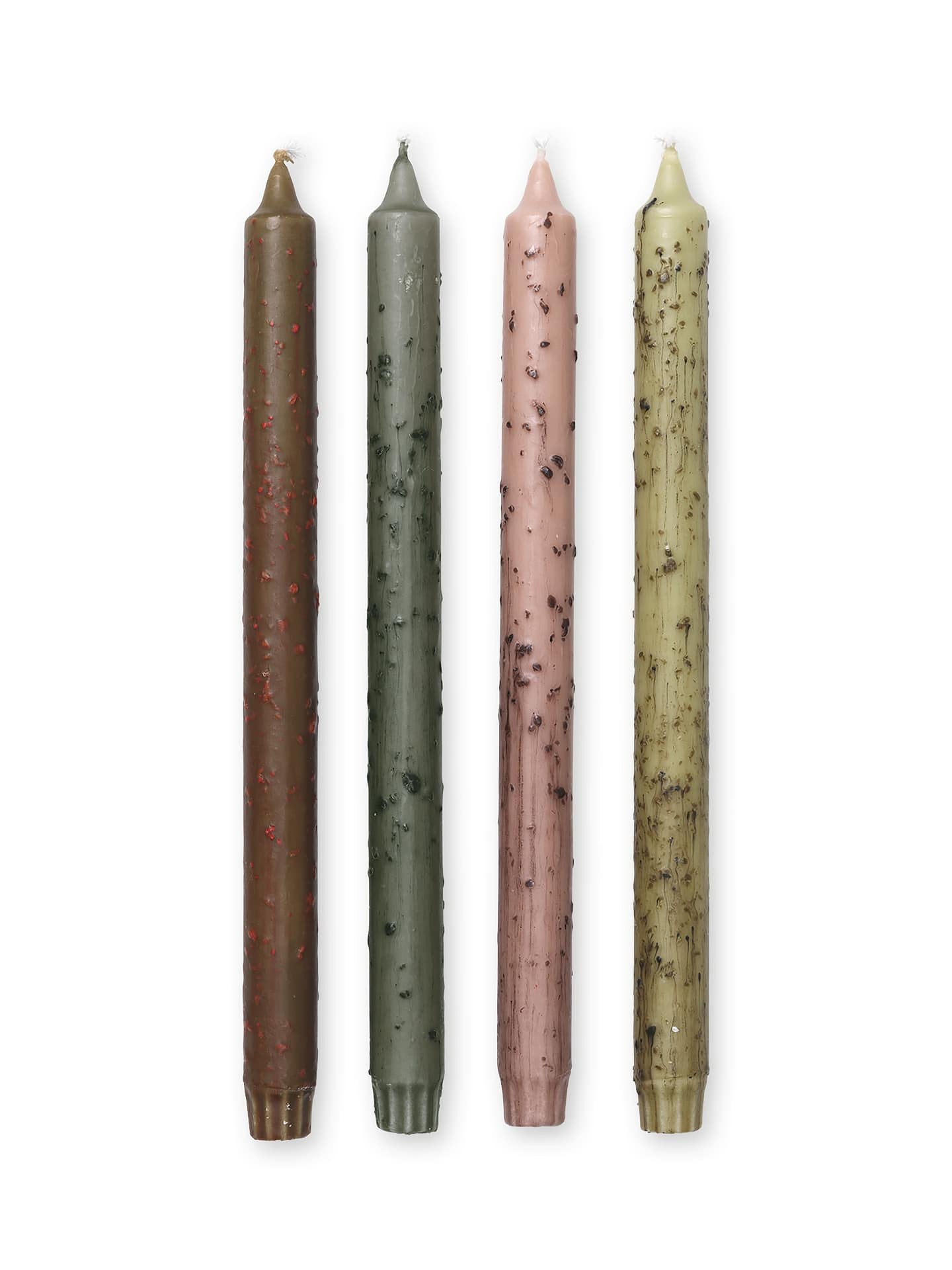 CANDLES-MURA-SET OF 4 MIXED
