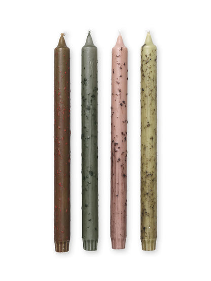 CANDLES-MURA-SET OF 4 MIXED