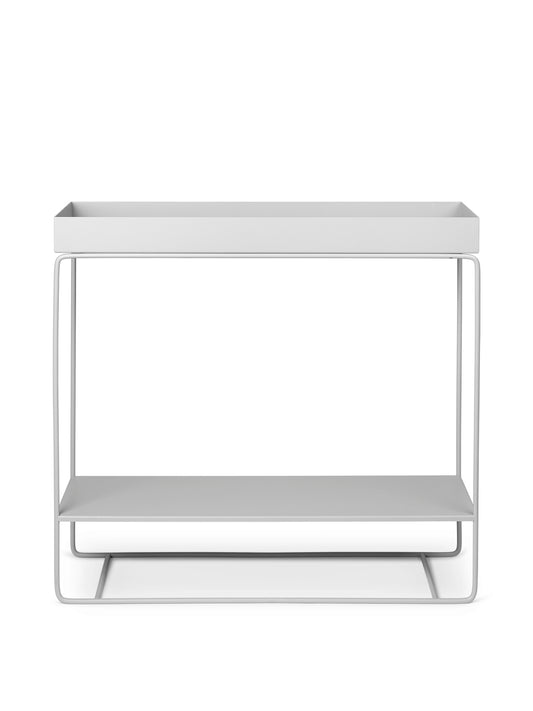 PLANT BOX-TWO TIER-LIGHT GREY