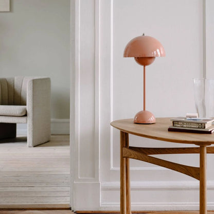 TABLE LAMP-FLOWERPOT VP3-BEIGE RED