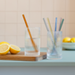 STRAWS-GLASS STRAWS SET OF 6