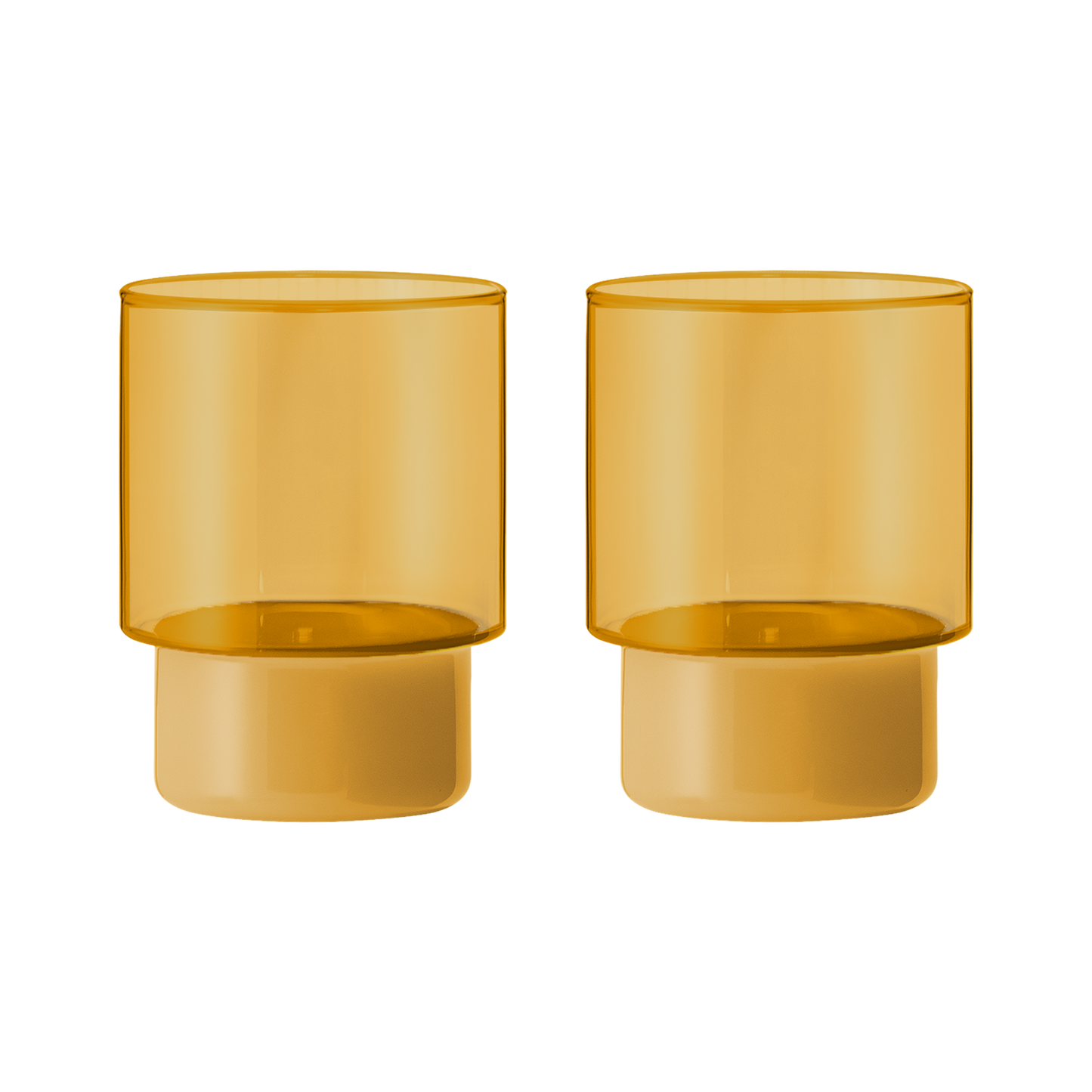 GLASSES-JILL YELLOW-SET OF 2