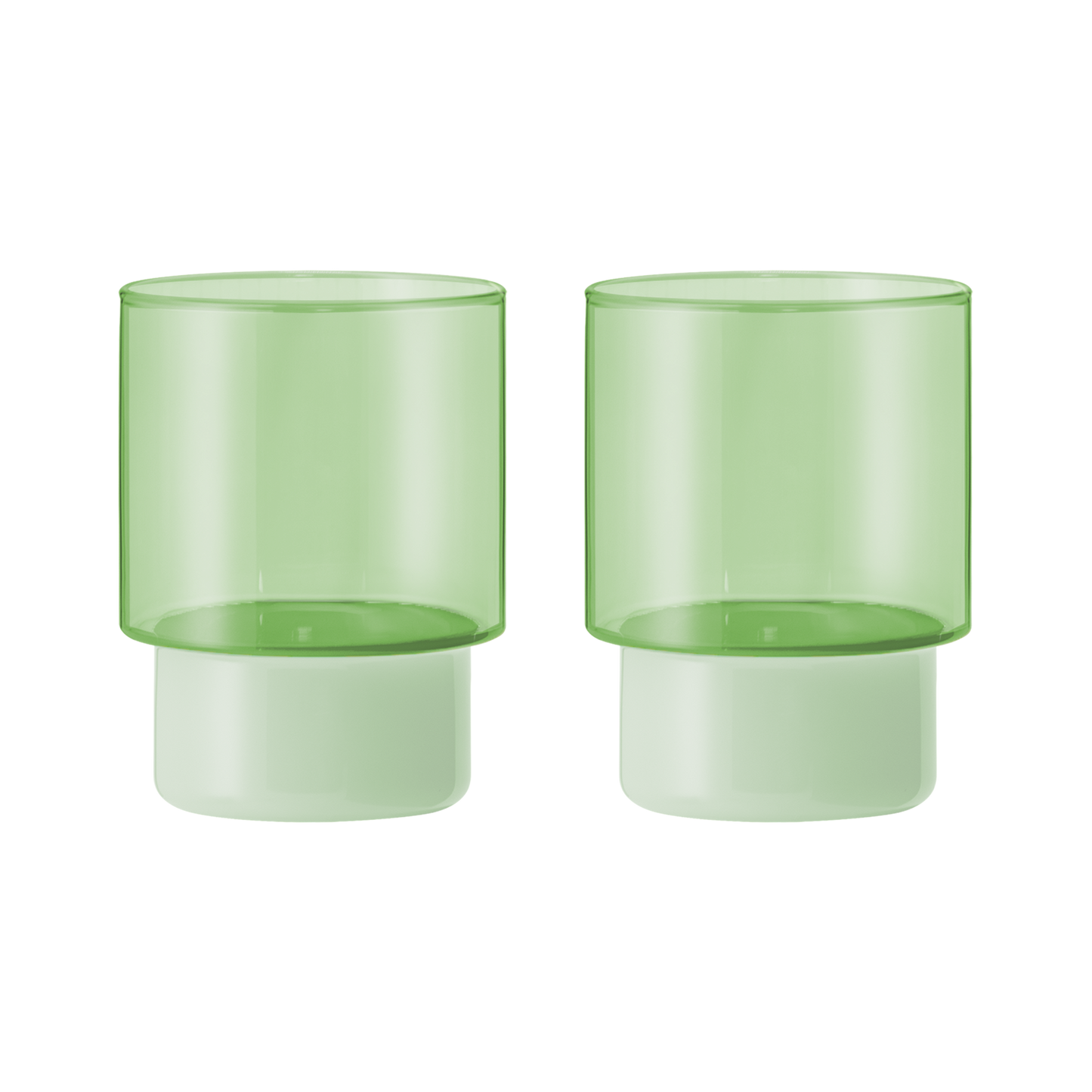 GLASSES-JILL GREEN-SET OF 2