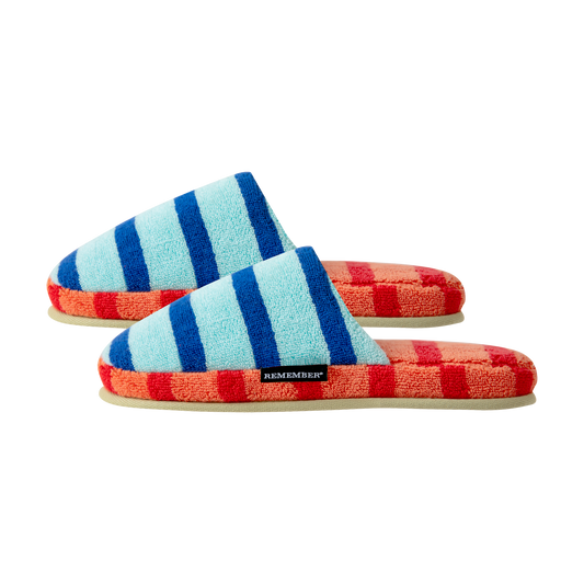 SLIPPERS-MELLO BLUE-SIZE:40-45