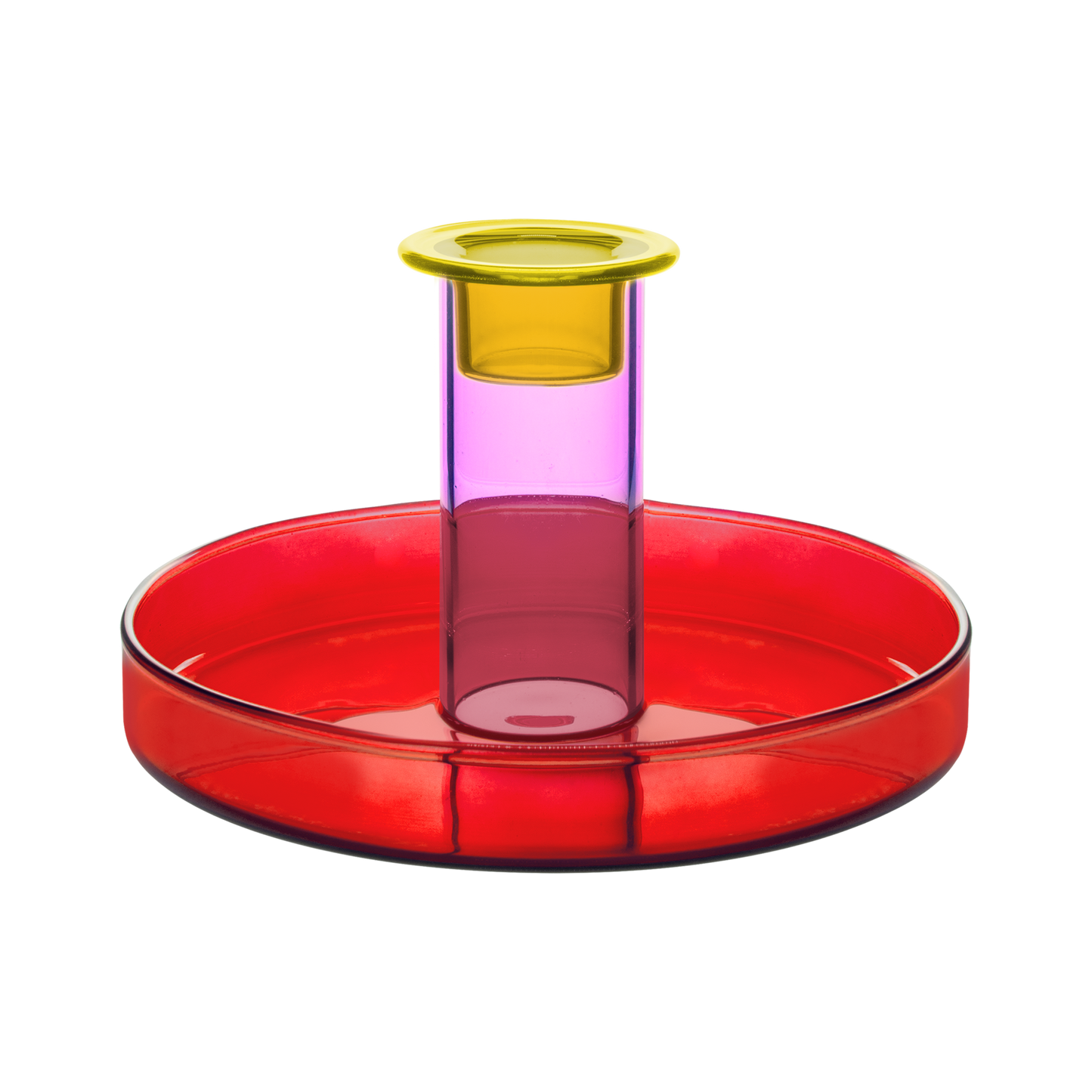 CANDLE HOLDER-LUCY RED