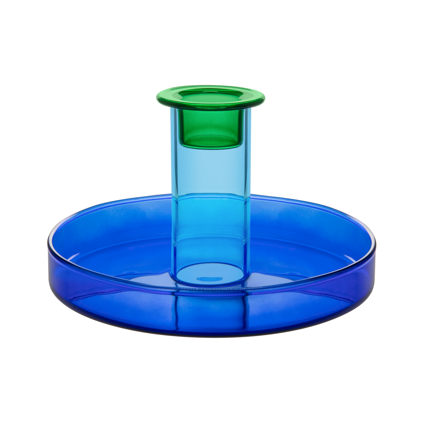 CANDLE HOLDER-LUCY BLUE