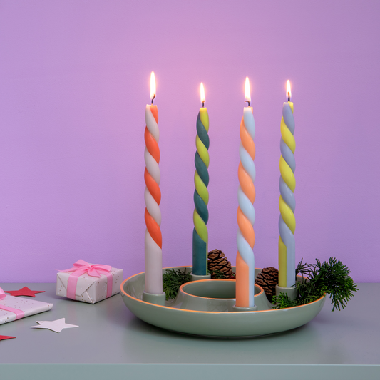 CANDLE-BOWL WREATH LUCIA