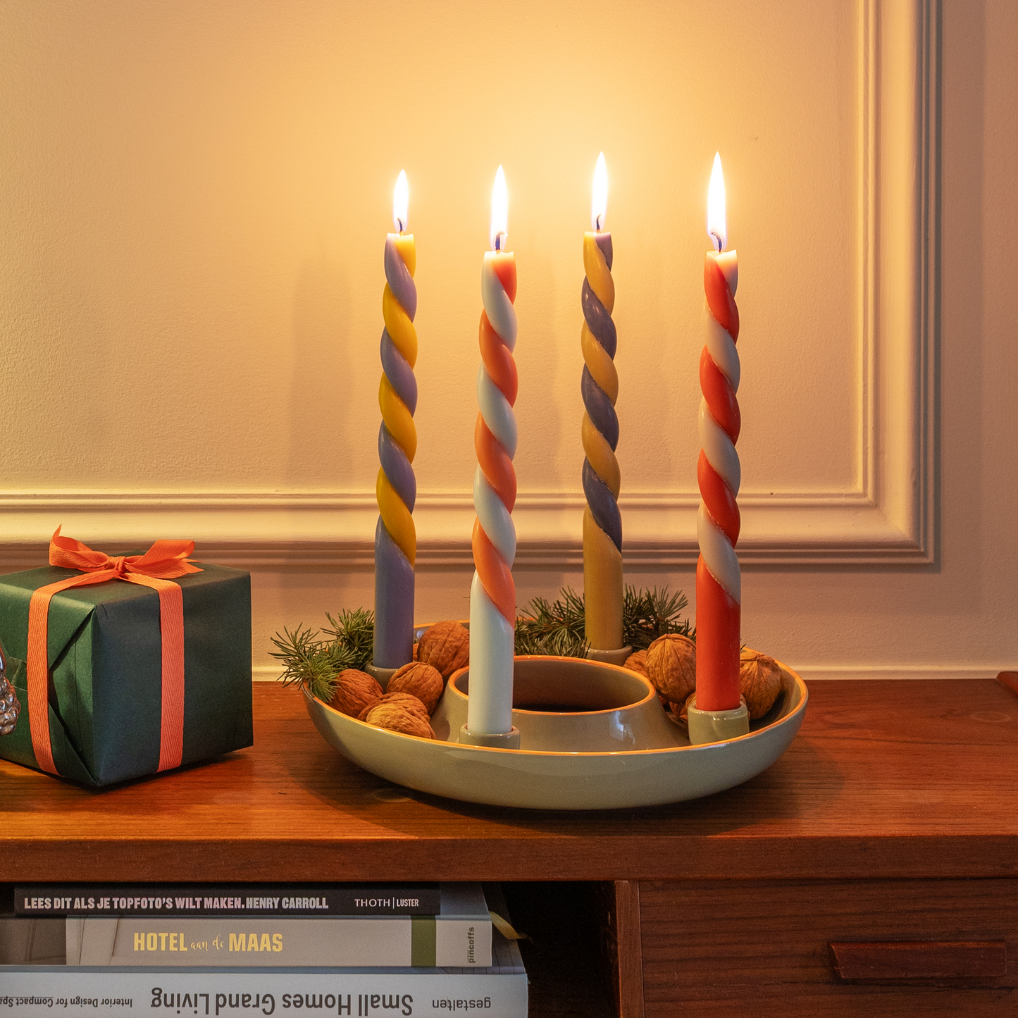 CANDLE-BOWL WREATH LUCIA