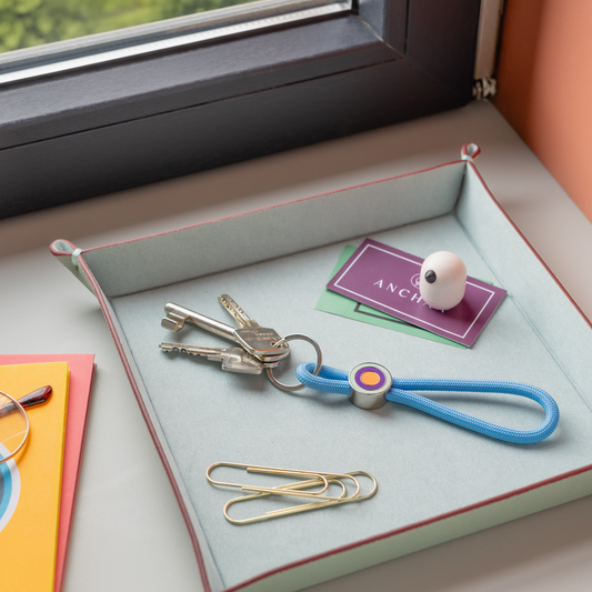 KEYCHAIN - RINGO BLUE