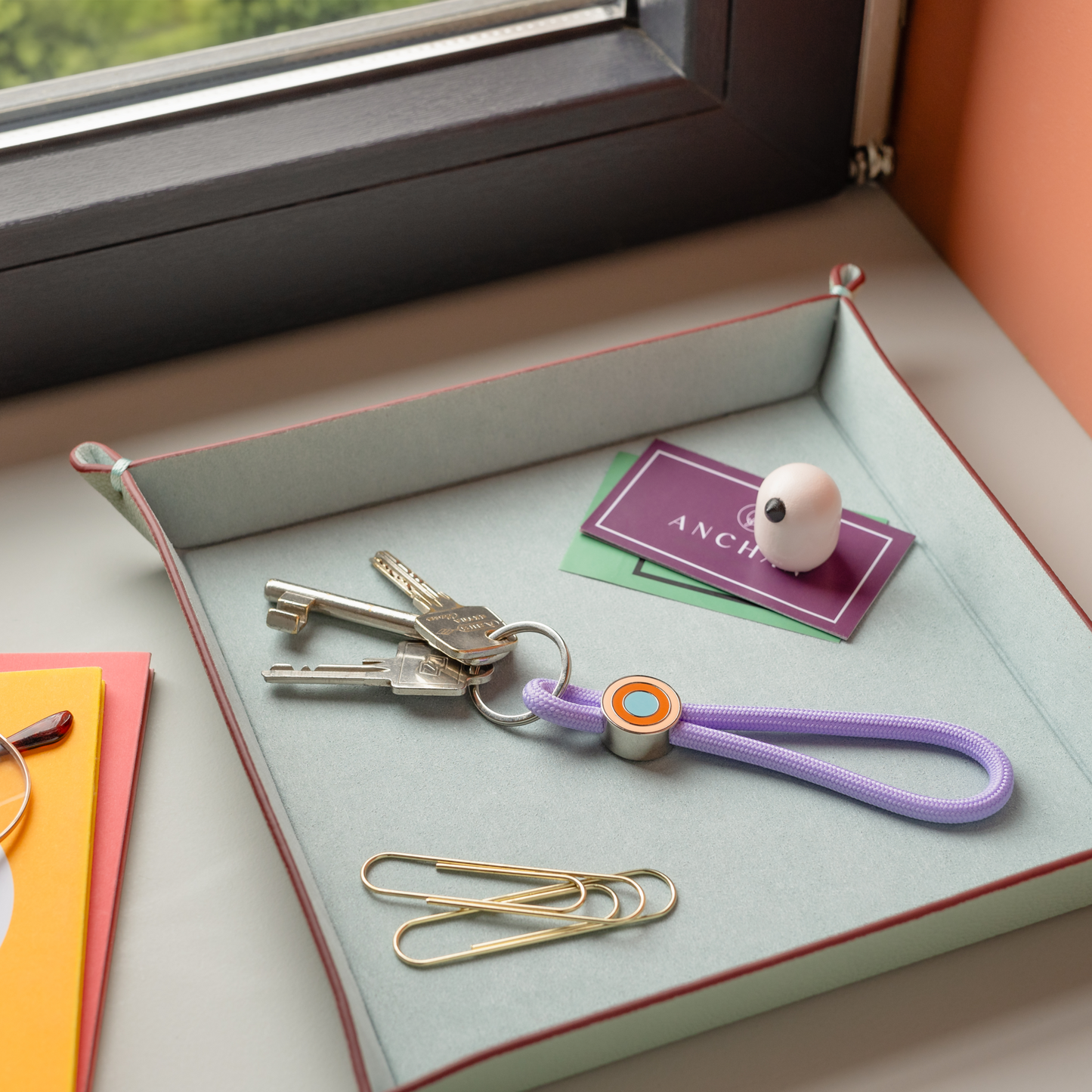 KEYCHAIN - RINGO PURPLE