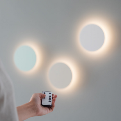 WALL LAMP-DOT-WHITE