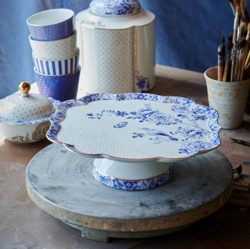 CAKE STAND-ROYAL WHITE-SMALL