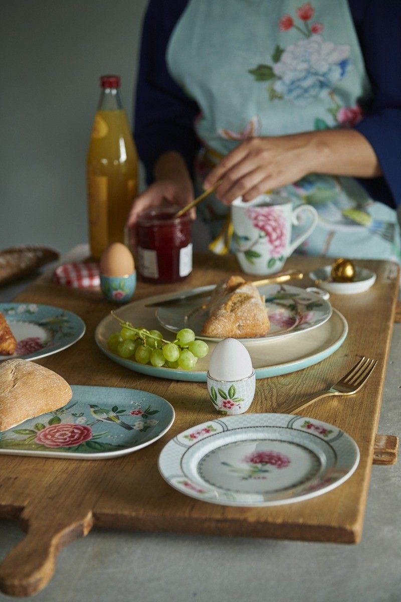 MUG-LARGE BLUSHING BIRDS-WHITE