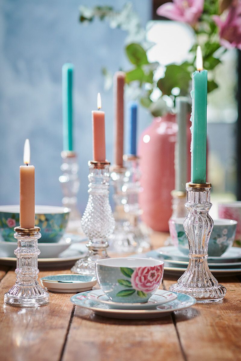 PLATE-TEA TIP BLUSHING BIRDS-BLUE