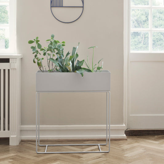 PLANT BOX-LIGHT GREY