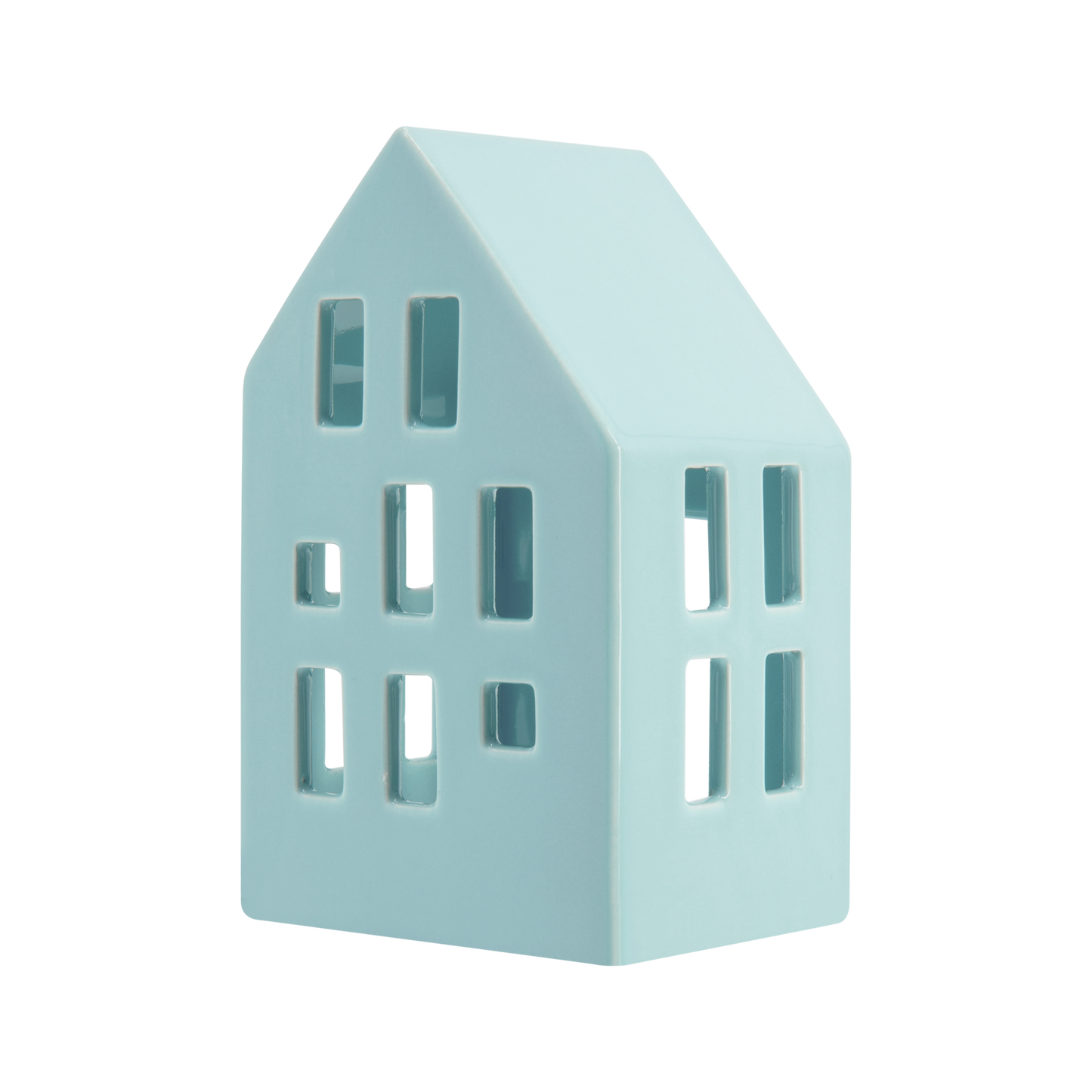 CANDLE HOLDER-HOUSE NYHAVN-BLUE