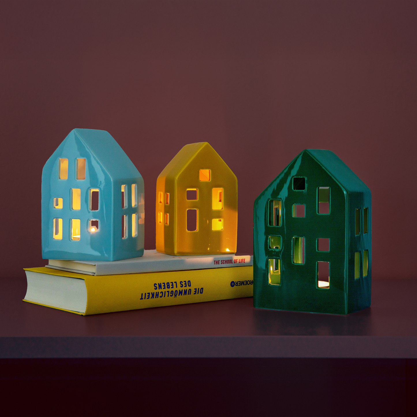 CANDLE HOLDER-HOUSE NYHAVN-FOREST