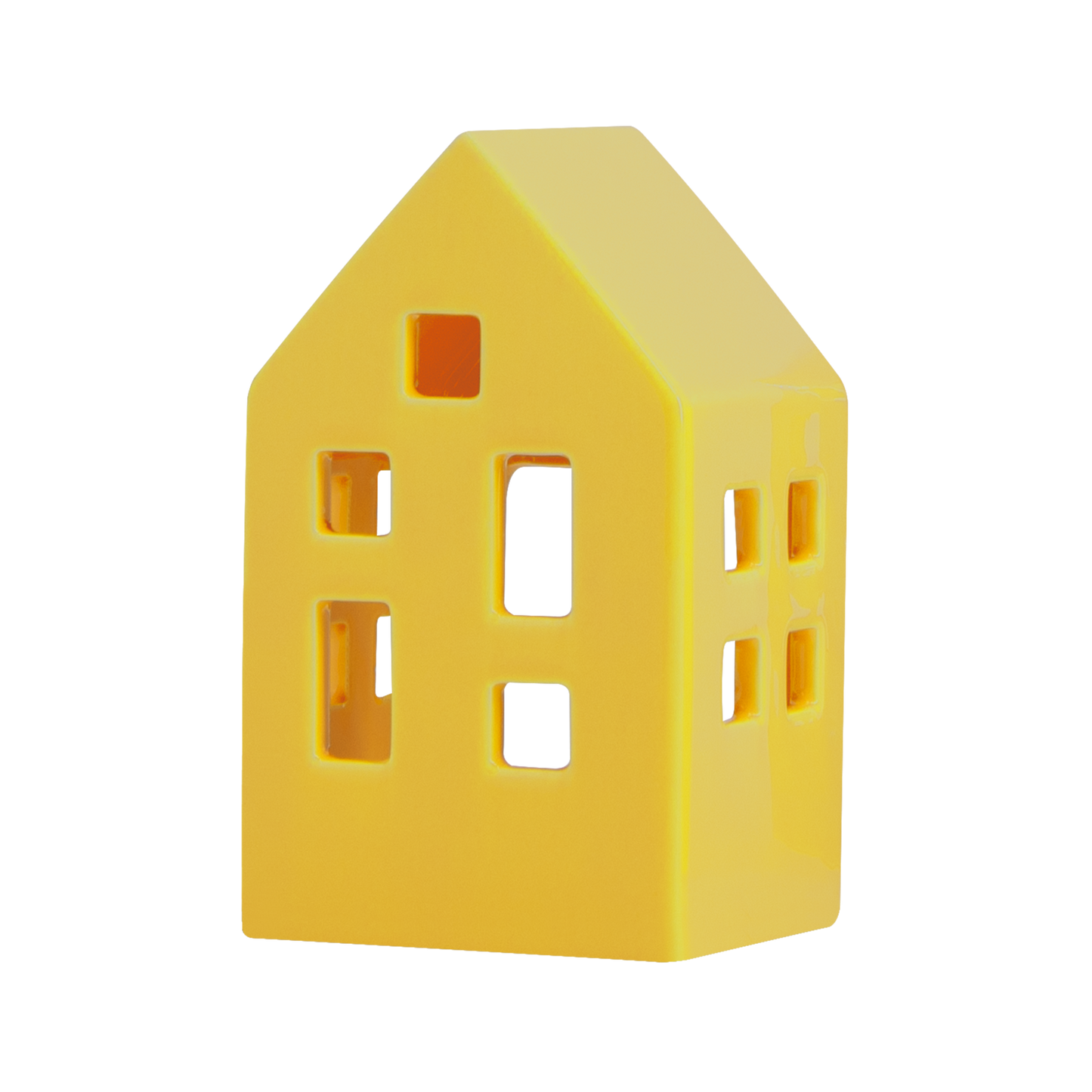 CANDLE HOLDER-HOUSE NYHAVN-YELLOW