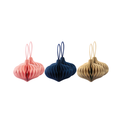 CHRISTMAS ORNAMENTS-TREE DECORATION-LANTERN SET OF 6