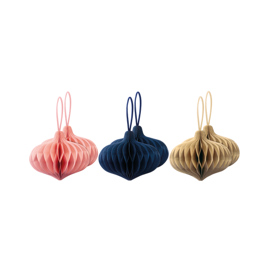 CHRISTMAS ORNAMENTS-TREE DECORATION-LANTERN SET OF 6