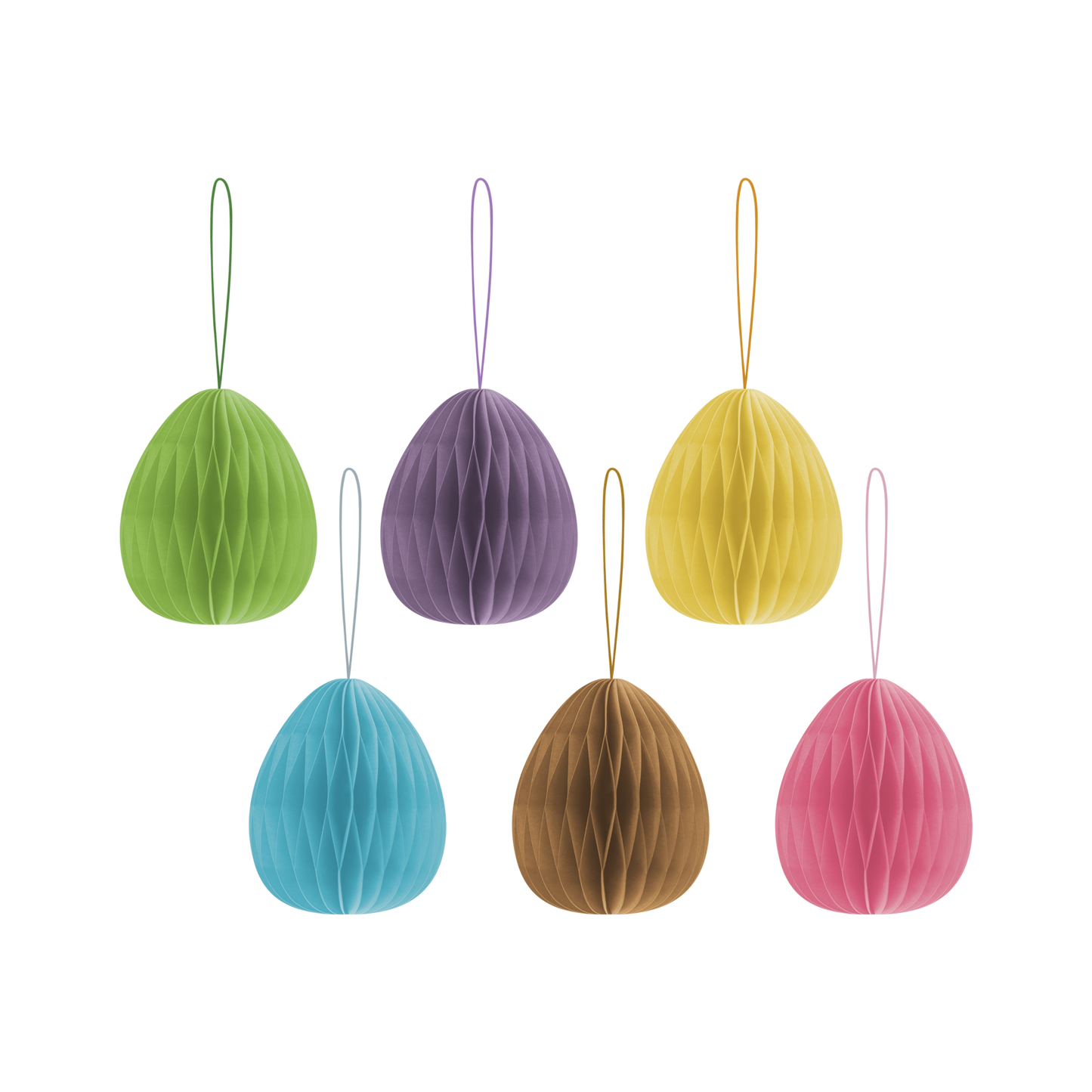 ORNAMENTS-OVAL-SET OF 6