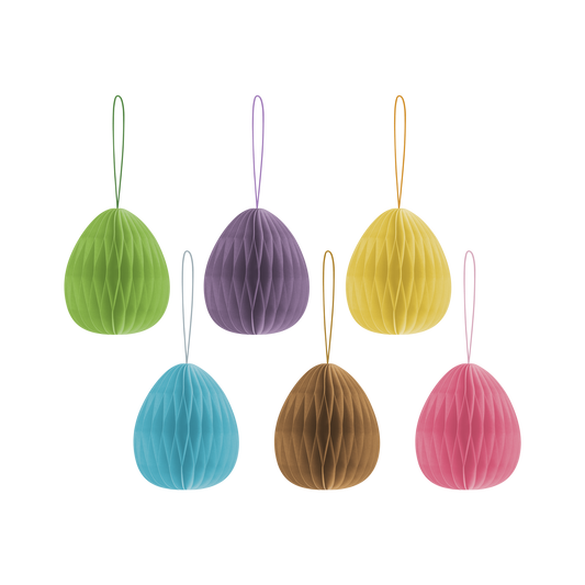 ORNAMENTS-OVAL-SET OF 6