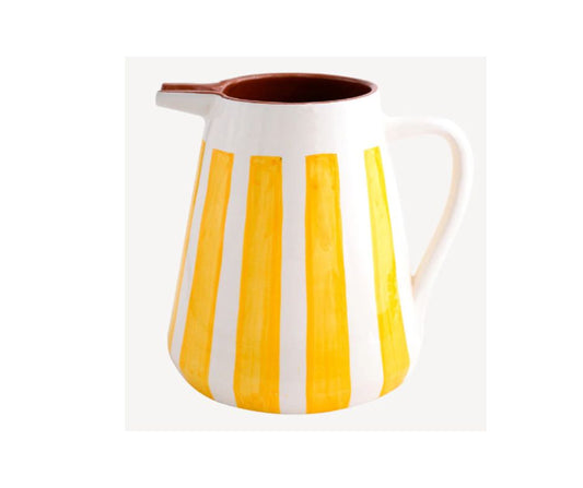 Bold Stripe 2L Pitcher - Tangerine