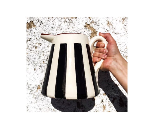 PITCHER-BOLD STRIPE-BLACK